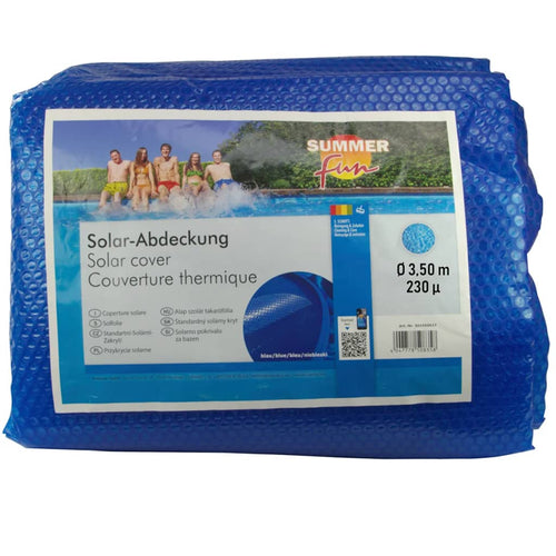 Summer Fun Prelată piscină solară de vară, albastru, 350cm, PE, rotund Lando