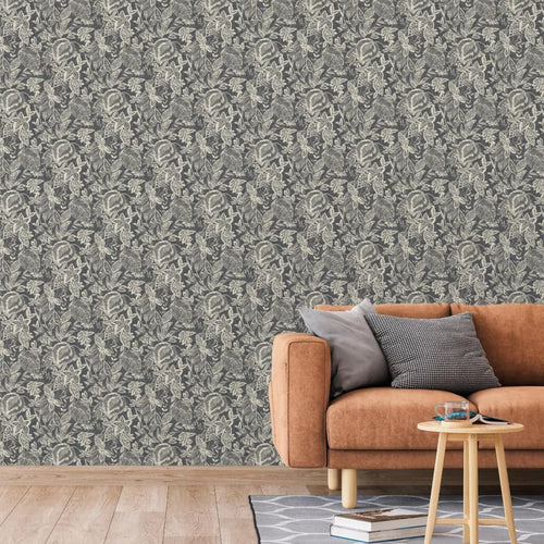 DUTCH WALLCOVERINGS Tapet „Mae”, negru și bej Lando