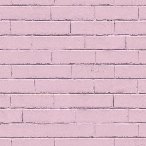 Noordwand Tapet „Good Vibes Brick Wall”, roz