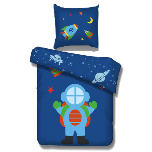 Vipack Set lenjerie de pat Astronaut, 195x85 cm, bumbac Lando