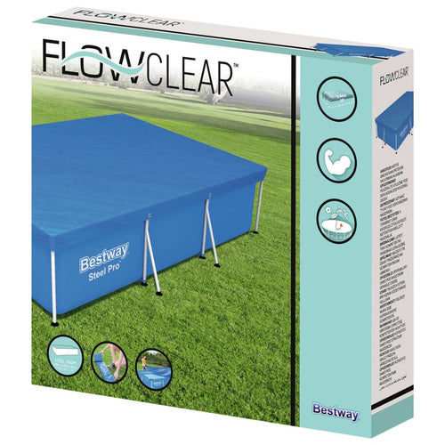 Bestway Prelată de piscină Flowclear, 304x205x66 cm Lando