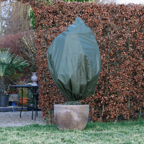 Nature Huse de fleece pentru iarnă, 2 buc, 50 g/m² 150x75 cm, verde Lando