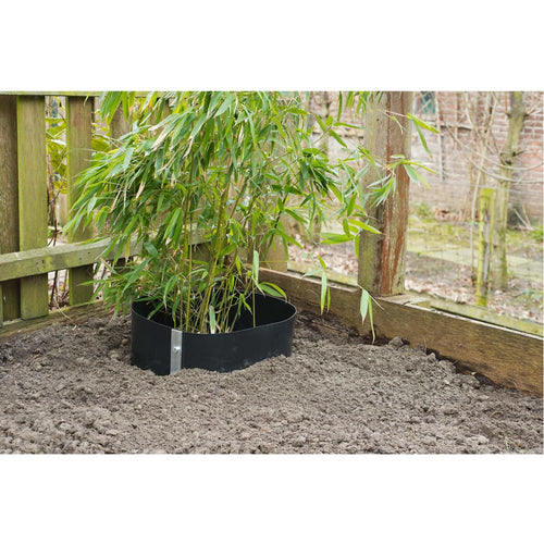 Nature Folie împotriva rădăcinilor, 0,7 x 3m HDPE negru 6030226 Lando