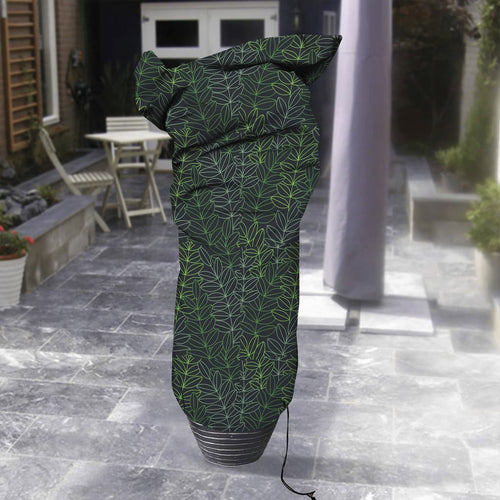 Capi Husă pentru plante, imprimeu negru și verde, mare, 150x250 cm, Lando