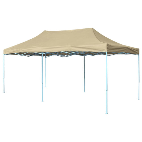 42507 Foldable Tent Pop-Up 3x6 m Cream White Lando