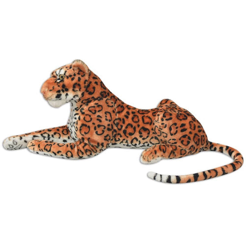 Leopard de jucărie din pluș maro XXL Lando