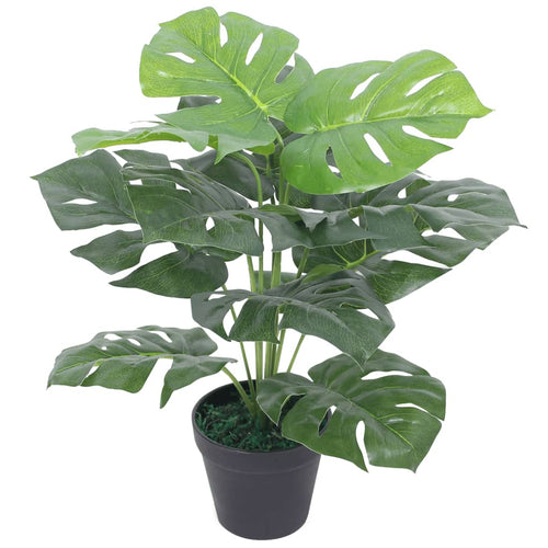 Plantă artificială Monstera cu ghiveci, 45 cm, verde Lando