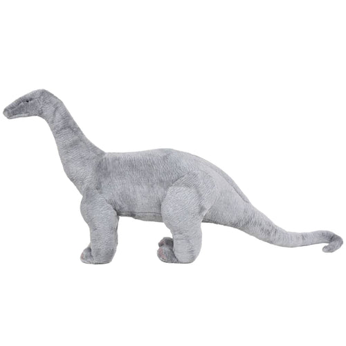 Jucărie de pluș verticală dinozaur Brachiosaurus, gri XXL Lando