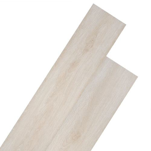 Plăci pardoseală autoadezive stejar clasic alb 5,02 m² 2 mm PVC Lando
