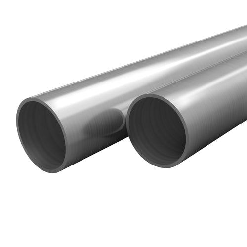 Tuburi din oțel inoxidabil 2 buc. Ø42x1,8mm rotund V2A 2m Lando