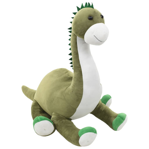 Jucărie dinozaur Brontosaurus, verde, pluș Lando
