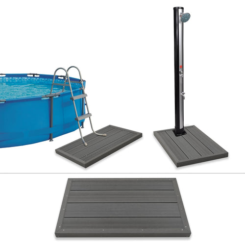Element de podea pentru duș solar sau scară piscină, WPC Lando