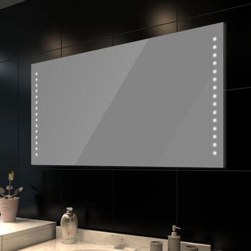 Oglinda de baie cu lumina LED 100 x 60 cm Lando