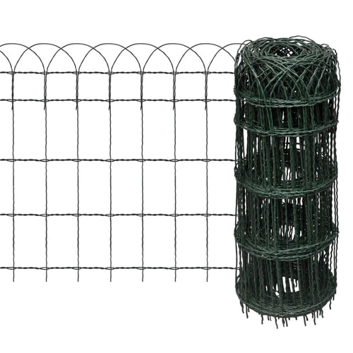 Gard delimitare grădină fier vopsit electrostatic 25 x 0,65 m Lando