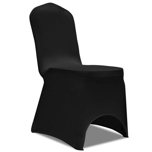 Husă de scaun elastică, 50 buc., negru Lando