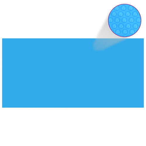 Folie dreptunghiulară pentru piscină din PE, 450 x 220, albastru Lando