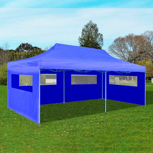 Cort de petrecere pliabil de tip pop-up, albastru, 3 x 6 m Lando