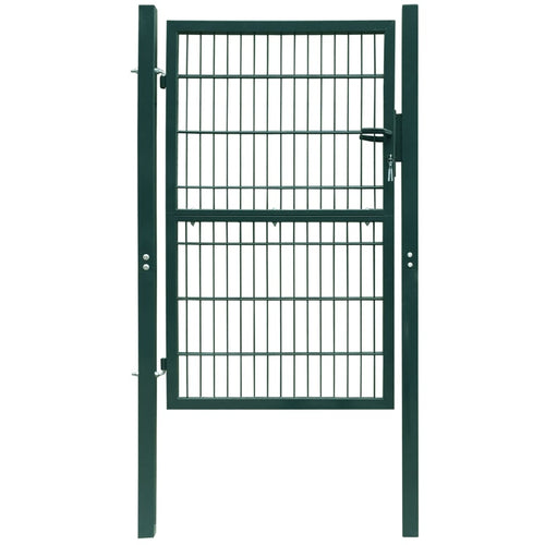 Poartă pentru gard 2D (simplă), verde, 106x190 cm Lando