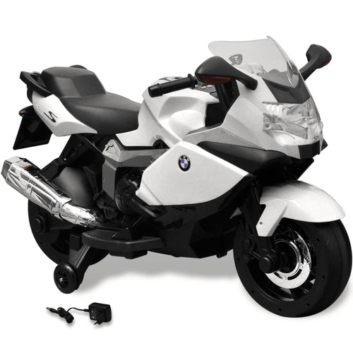 Motocicletă electrică pentru copii BMW 283, 6V, alb Lando