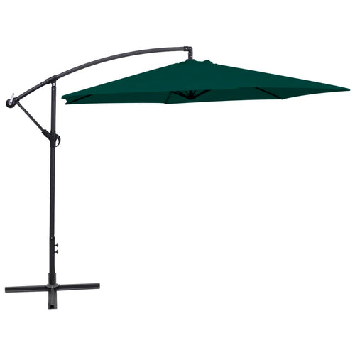 Umbrelă de soare suspendată, 3 m, Verde Lando