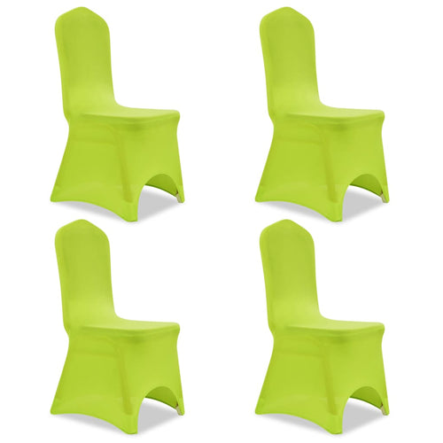 Husă de scaun elastică, 4 buc., verde Lando