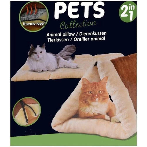441916 Pets Collection 2-in-1 Cat Cushion and Tunnel 90x60 cm Lando