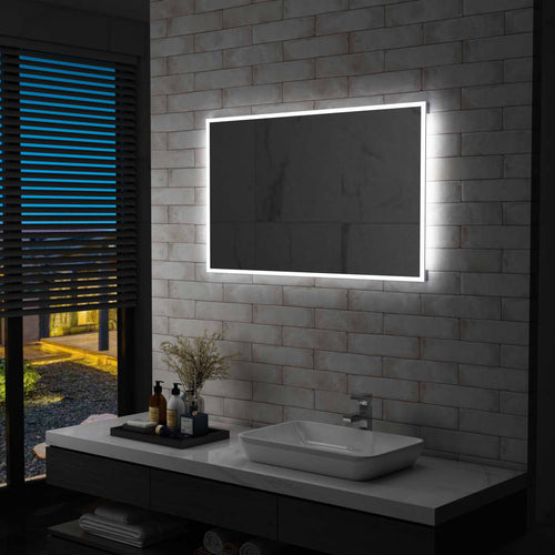 Oglindă cu LED pentru perete de baie, 100 x 60 cm Lando