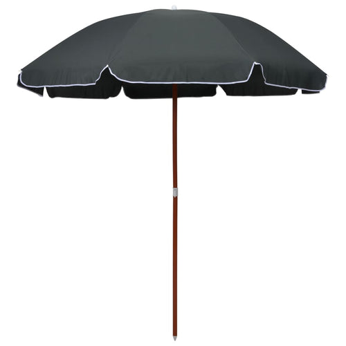 Umbrelă de soare cu stâlp din oțel, antracit, 240 cm Lando