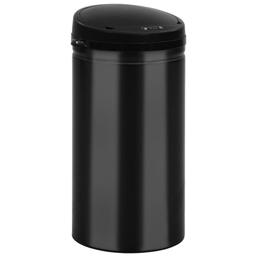 Coș de gunoi automat cu senzor, 50 L, negru, oțel carbon Lando