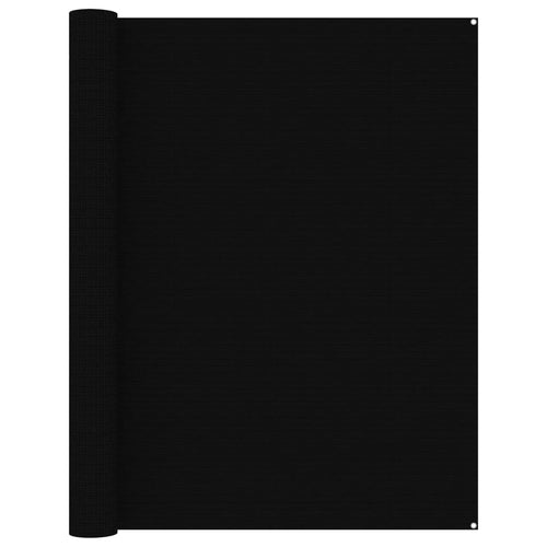 Covor pentru cort, negru, 250x500 cm Lando