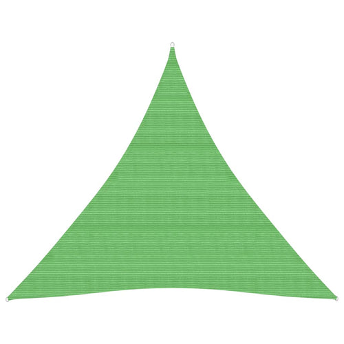 Pânză parasolar, verde deschis, 4x4x4 m, HDPE, 160 g/m² Lando