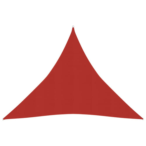 Pânză parasolar, roșu, 4x4x4 m, HDPE, 160 g/m² Lando