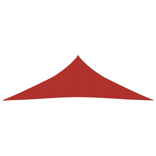 Pânză parasolar, roșu, 4x4x5,8 m, HDPE, 160 g/m² Lando