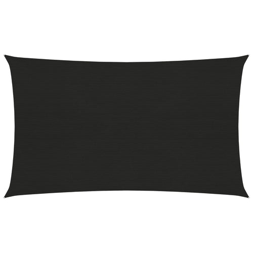 Pânză parasolar, negru, 2x5 m, HDPE, 160 g/m² Lando