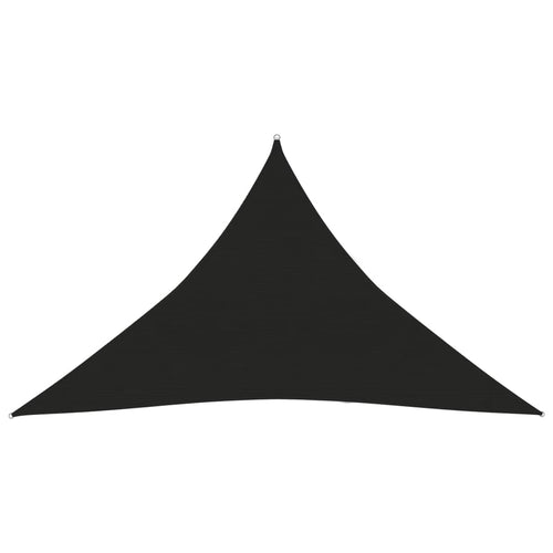 Pânză parasolar, negru, 3,5x3,5x4,9 m, HDPE, 160 g/m² Lando