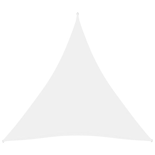 Parasolar, alb, 3,6x3,6x3,6 m, țesătură oxford, triunghiular Lando