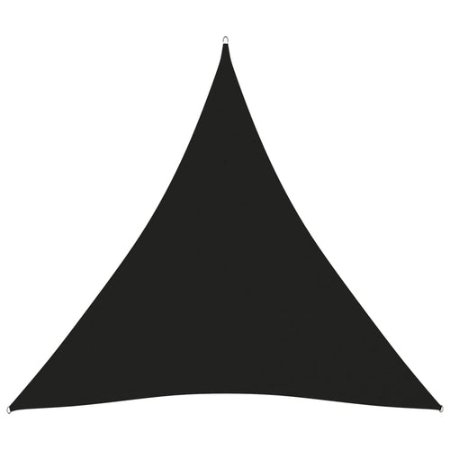 Parasolar, negru, 4x4x4 m, țesătură oxford, triunghiular Lando