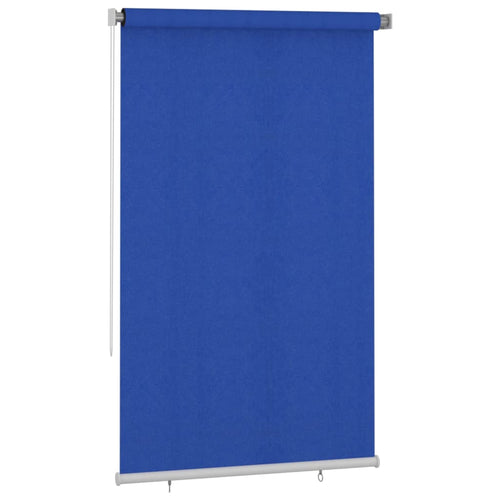 Jaluzea tip rulou de exterior, albastru, 140x230 cm, HDPE Lando