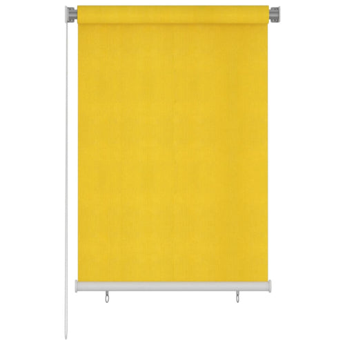 Jaluzea tip rulou de exterior, galben, 100x140 cm, HDPE Lando