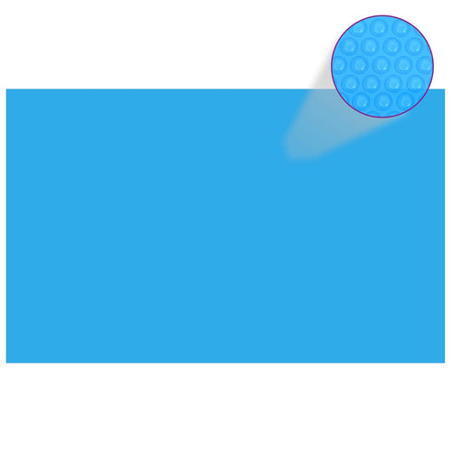 Prelată de piscină, albastru, dreptunghiular, 800 x 500 cm, PE Lando