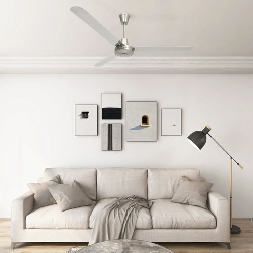 Ventilator de tavan, argintiu, 142 cm Lando