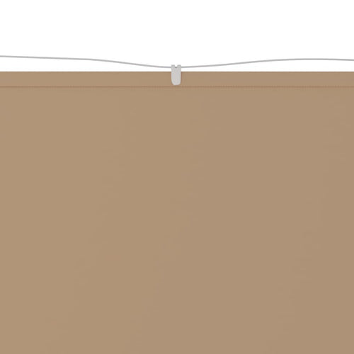 Copertină verticală, gri taupe, 140x360 cm, țesătură oxford Lando