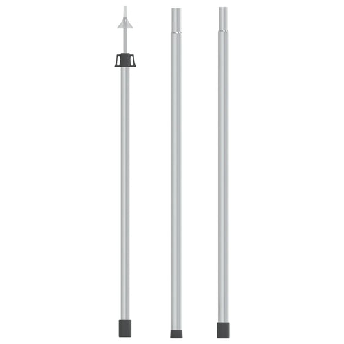 Stâlp telescopic pentru prelată, 102-260 cm, aluminiu Lando