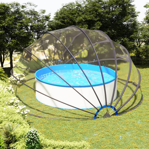 Cupolă pentru piscină, 550x275 cm Lando
