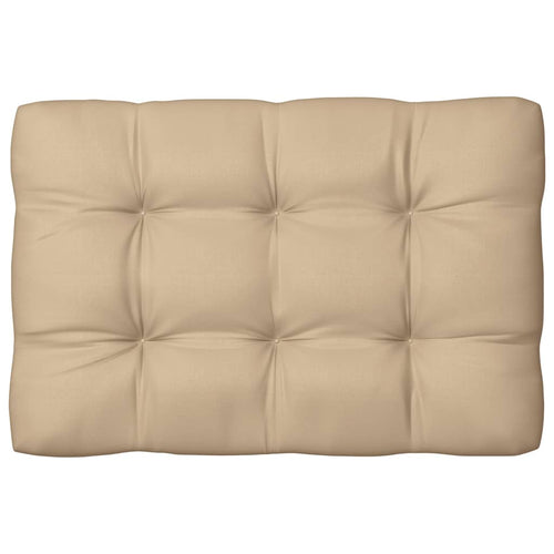 Pernă pentru canapea din paleți, bej, 120 x 80 x 10 cm Lando