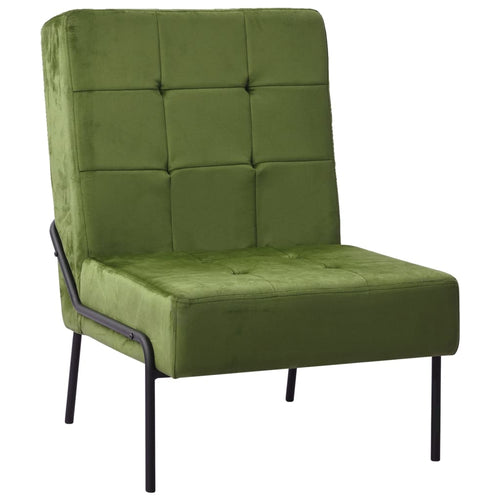 Scaun de relaxare, 65x79x87 cm, verde deschis, catifea Lando