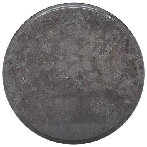 Blat de masă, negru, Ø40x2,5 cm, marmură