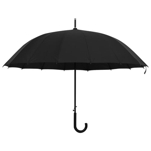 Umbrelă automată, negru, 120 cm Lando