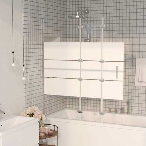 Cabină de duș pliabilă, alb, 120x140 cm, ESG Lando