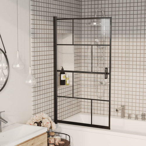 Cabină de duș, negru, 80x140 cm, ESG Lando